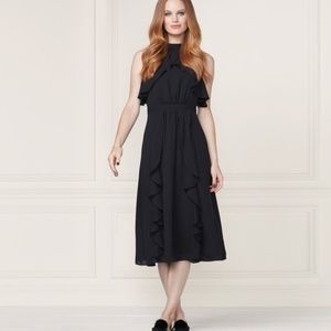 LC Runway Collection Midi Ruffle Dress
